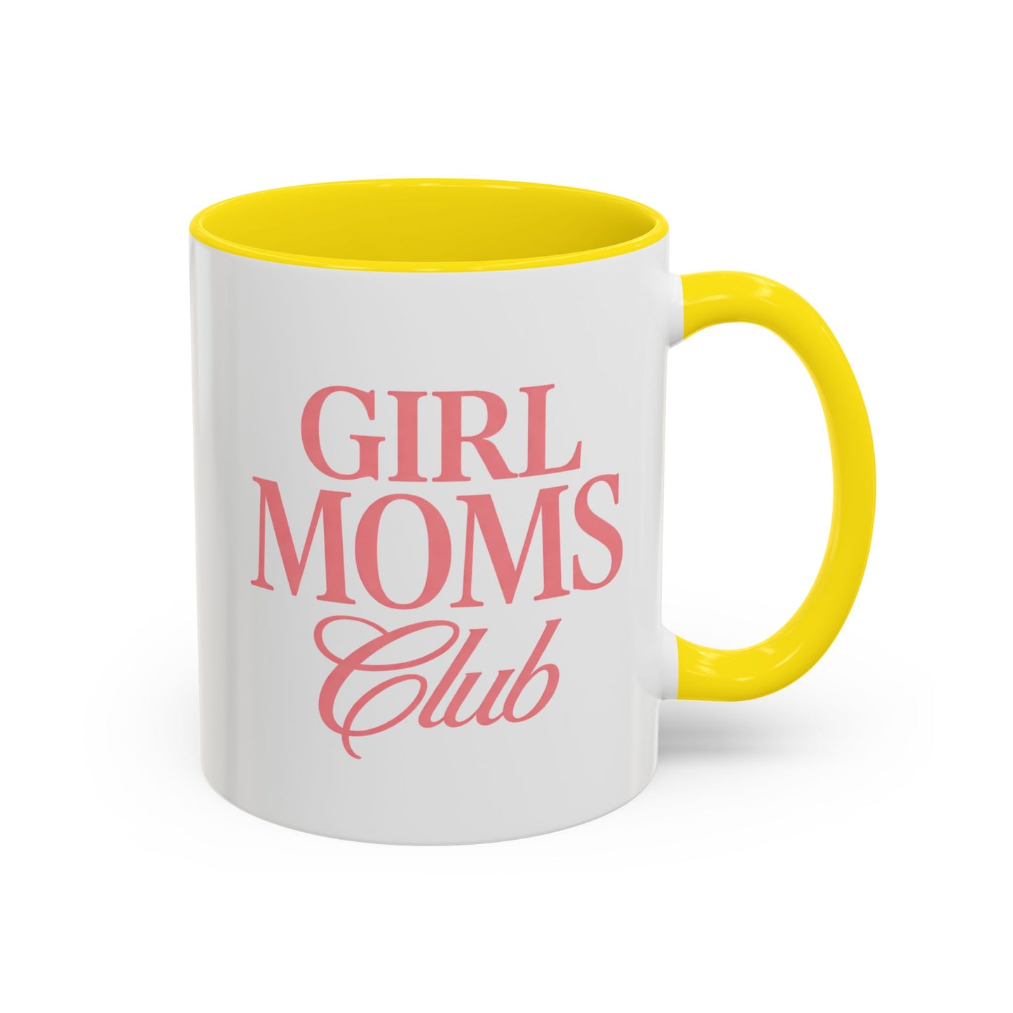 Girl Moms Club Accent Coffee Mug — 11/15oz