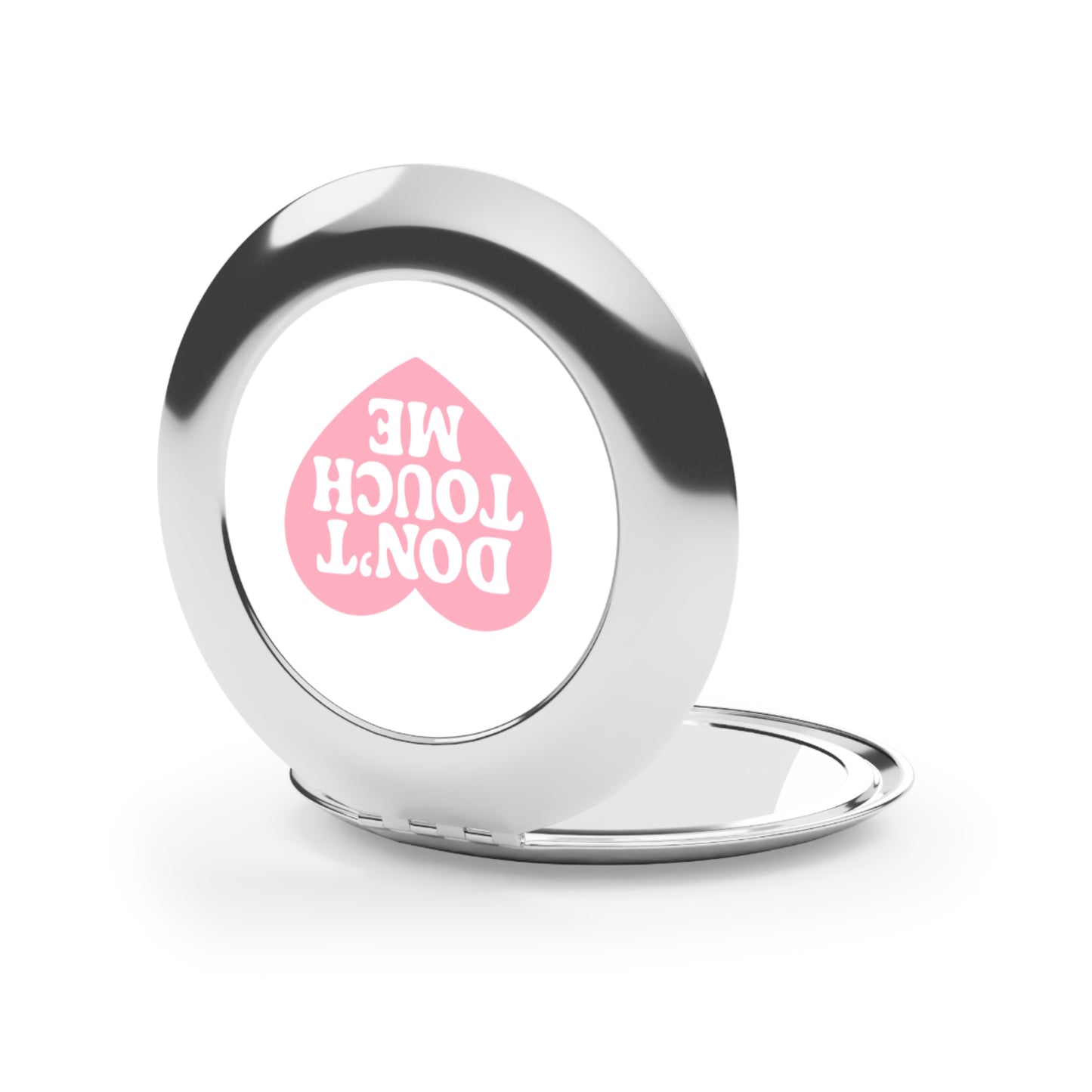 Don't Touch Me Heart Compact Mirror