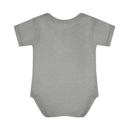 Rainbow Heart Baby Bodysuit