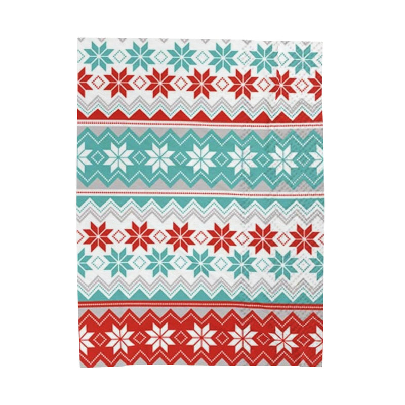 Christmas Flakes Velveteen Plush Blanket