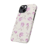 Lavender Rose Slim iPhone Case