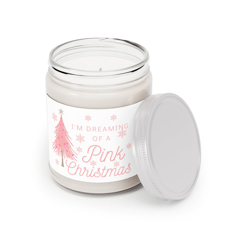 Dreaming of a Pink Christmas Scented Candles, 9oz