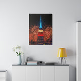 Fireworks in NYC Matte Canvas, Stretched