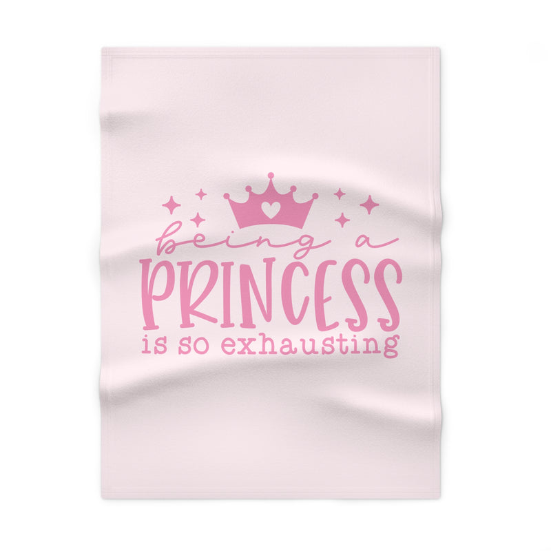 Being a Princess Soft Fleece Baby Blanket