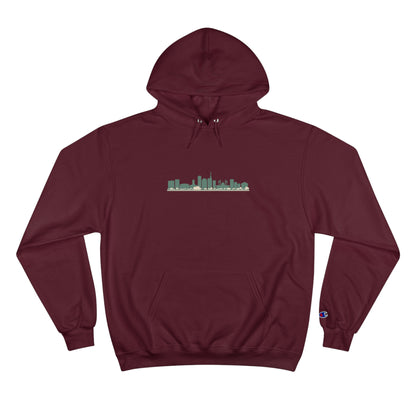 Lagos City Skyline Champion Hoodie