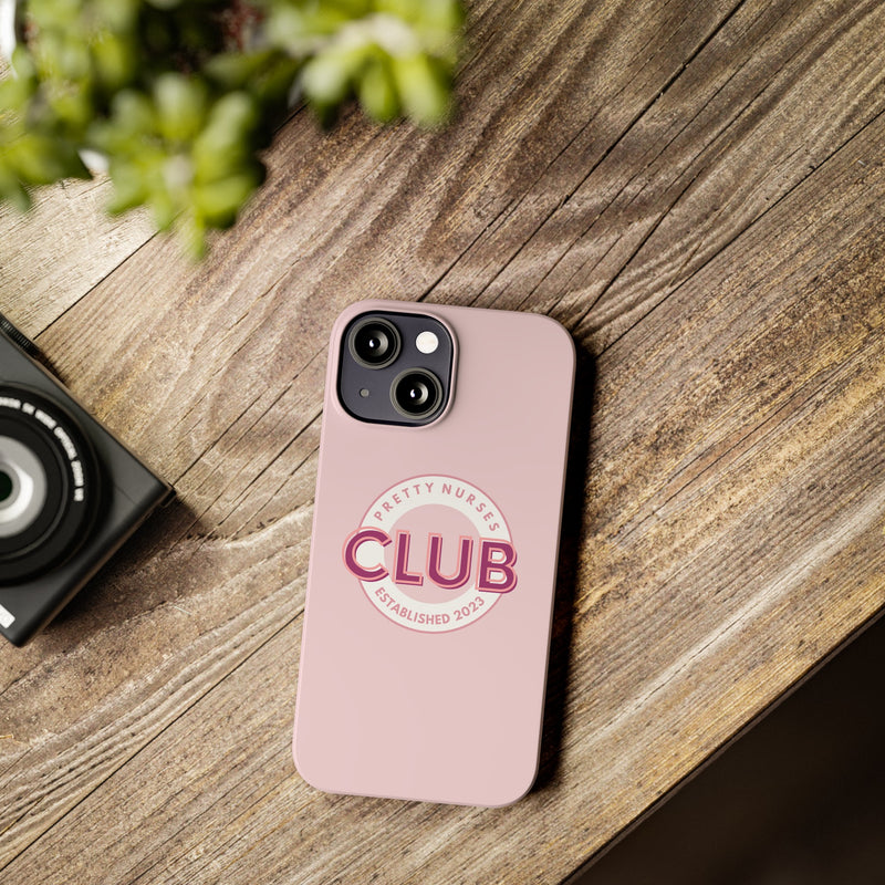 Pretty Nurse Club Est Slim iPhone Case