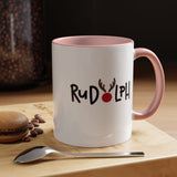 Rudolf Reindeer Accent Coffee Mug (11, 15oz)