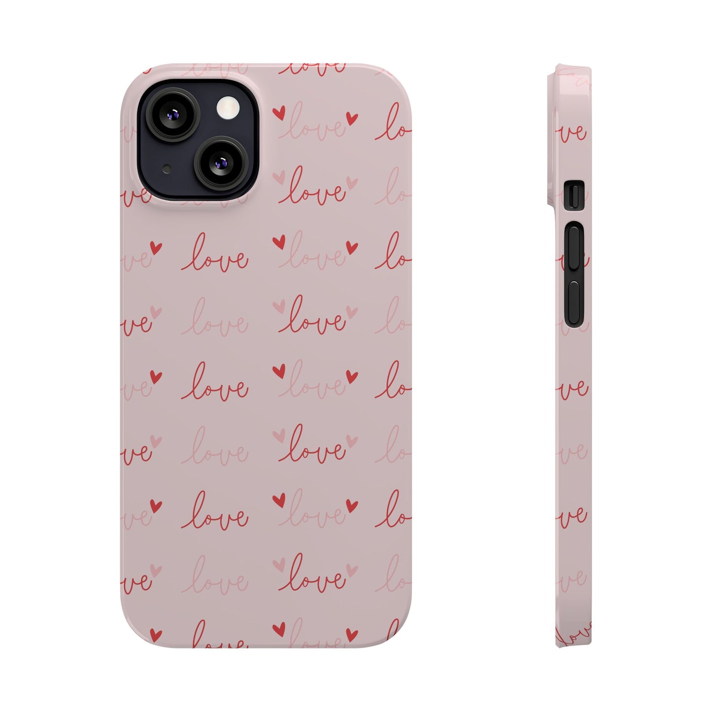 Love Silk Slim iPhone Case
