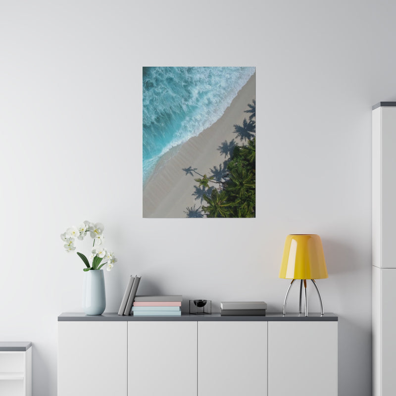 Paradise Cove Matte Canvas, Stretched