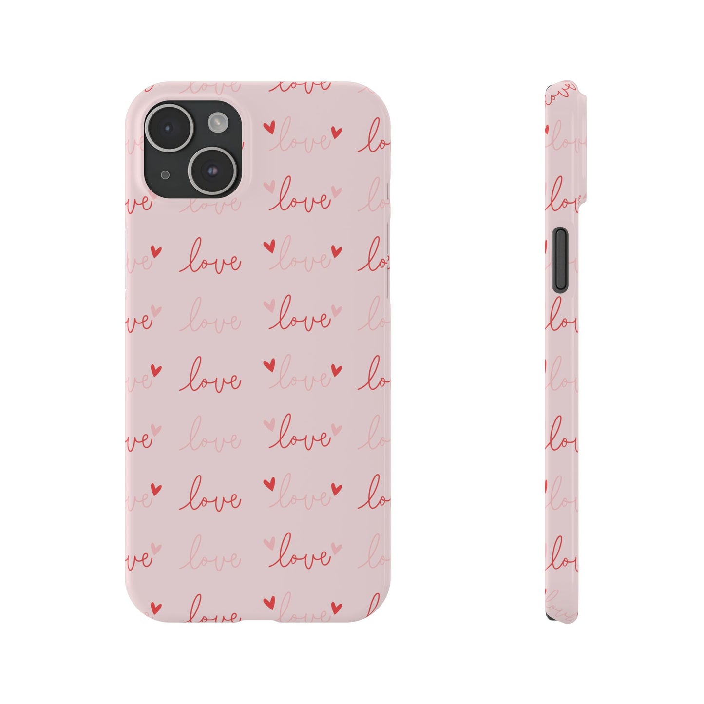 Love Silk Slim iPhone Case