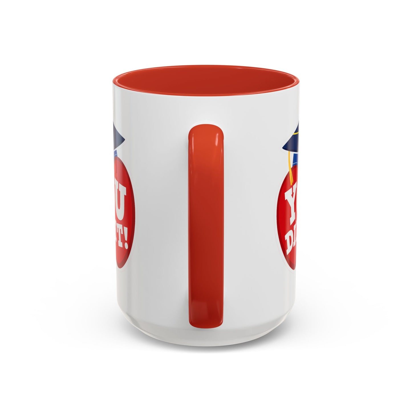 You Did It! Graduation Apple Accent Coffee Mug (11/15oz)