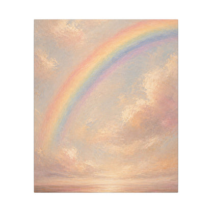 Rainbow Horizon Canvas Print — Matte Stretched Canvas