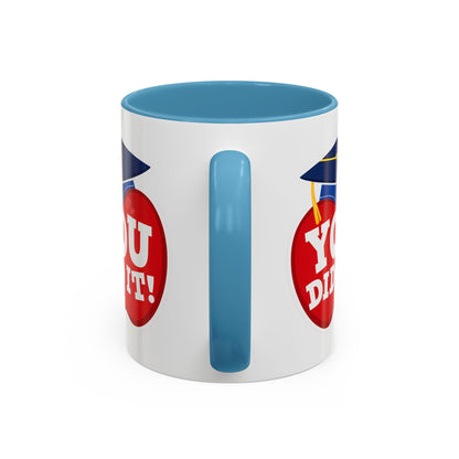 You Did It! Graduation Apple Accent Coffee Mug (11/15oz)