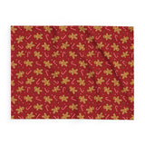 Gingerbread Man Red Arctic Fleece Blanket