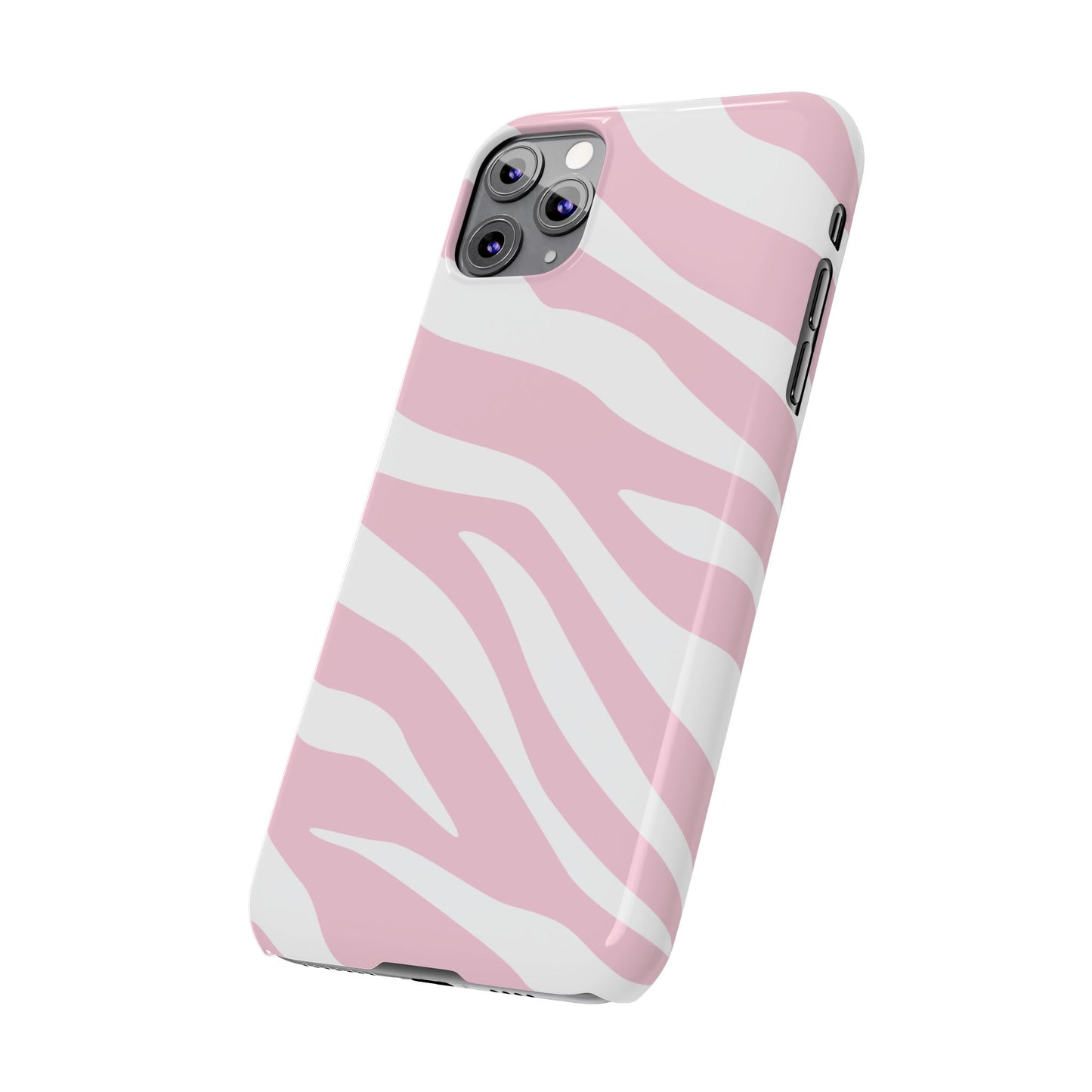 Pink Zebra Slim iPhone Case
