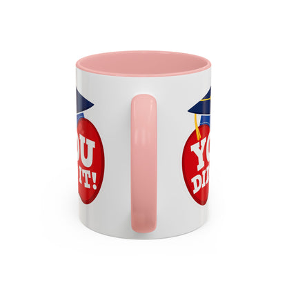 You Did It! Graduation Apple Accent Coffee Mug (11/15oz)