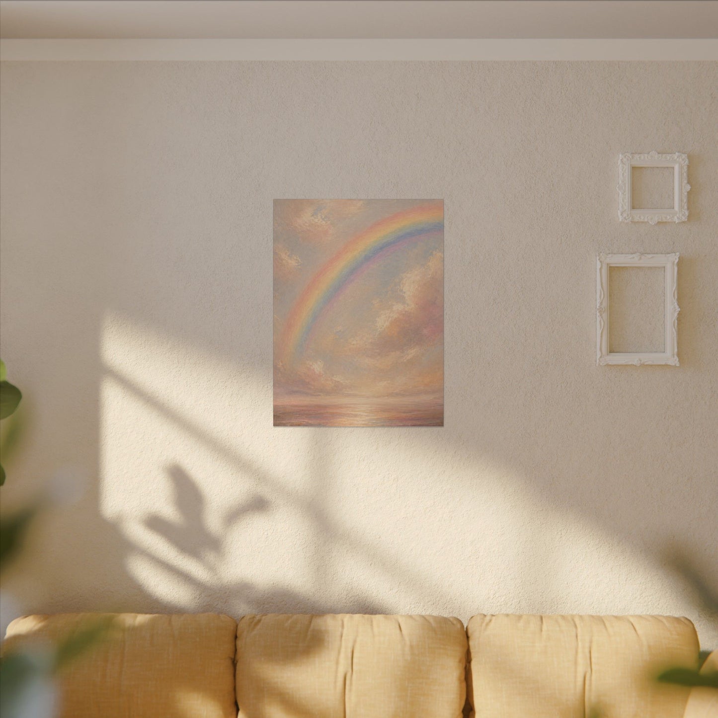 Rainbow Horizon Canvas Print — Matte Stretched Canvas