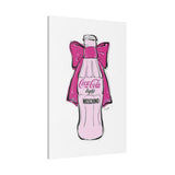 Pink Coke Coquette Matte Canvas, Stretched