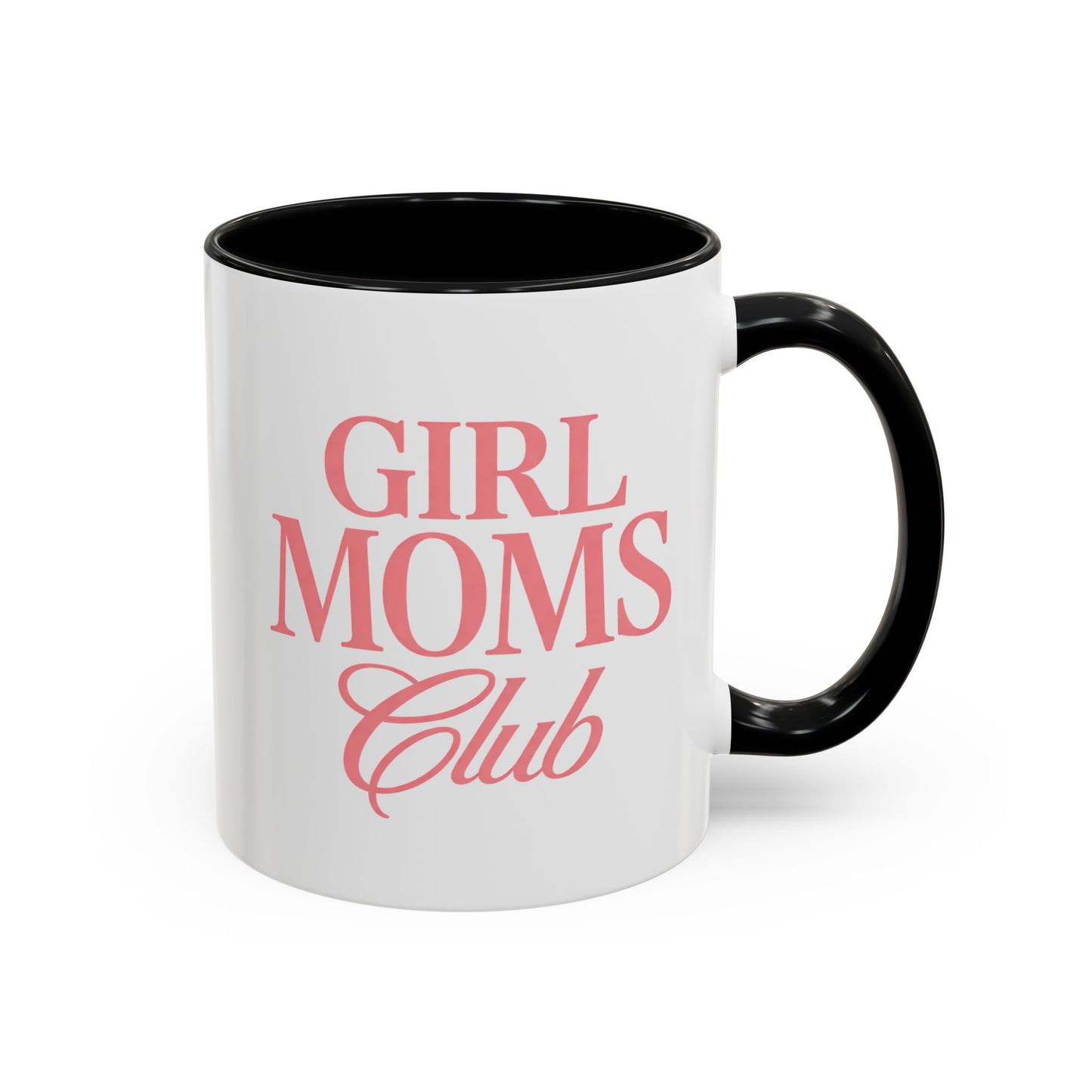 Girl Moms Club Accent Coffee Mug — 11/15oz