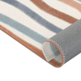 Denim Striped Area Rug