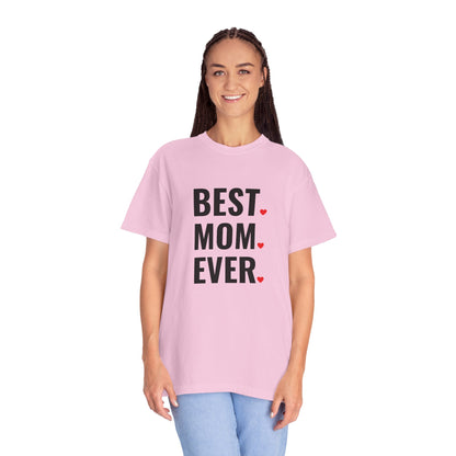 Best Mom Ever Hearts Oversized T-shirt