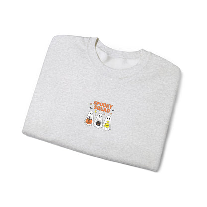 Spooky Squad Trick or Treat Embroidered Crewneck Sweatshirt