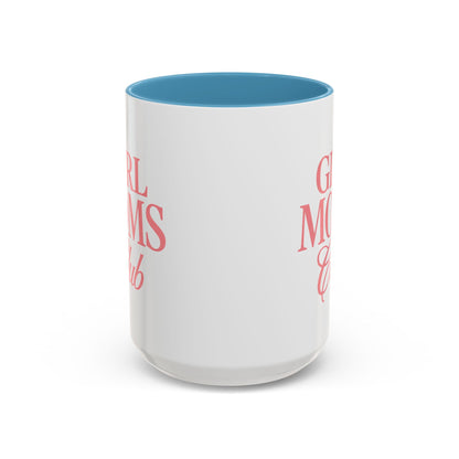 Girl Moms Club Accent Coffee Mug — 11/15oz