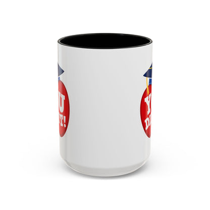 You Did It! Graduation Apple Accent Coffee Mug (11/15oz)