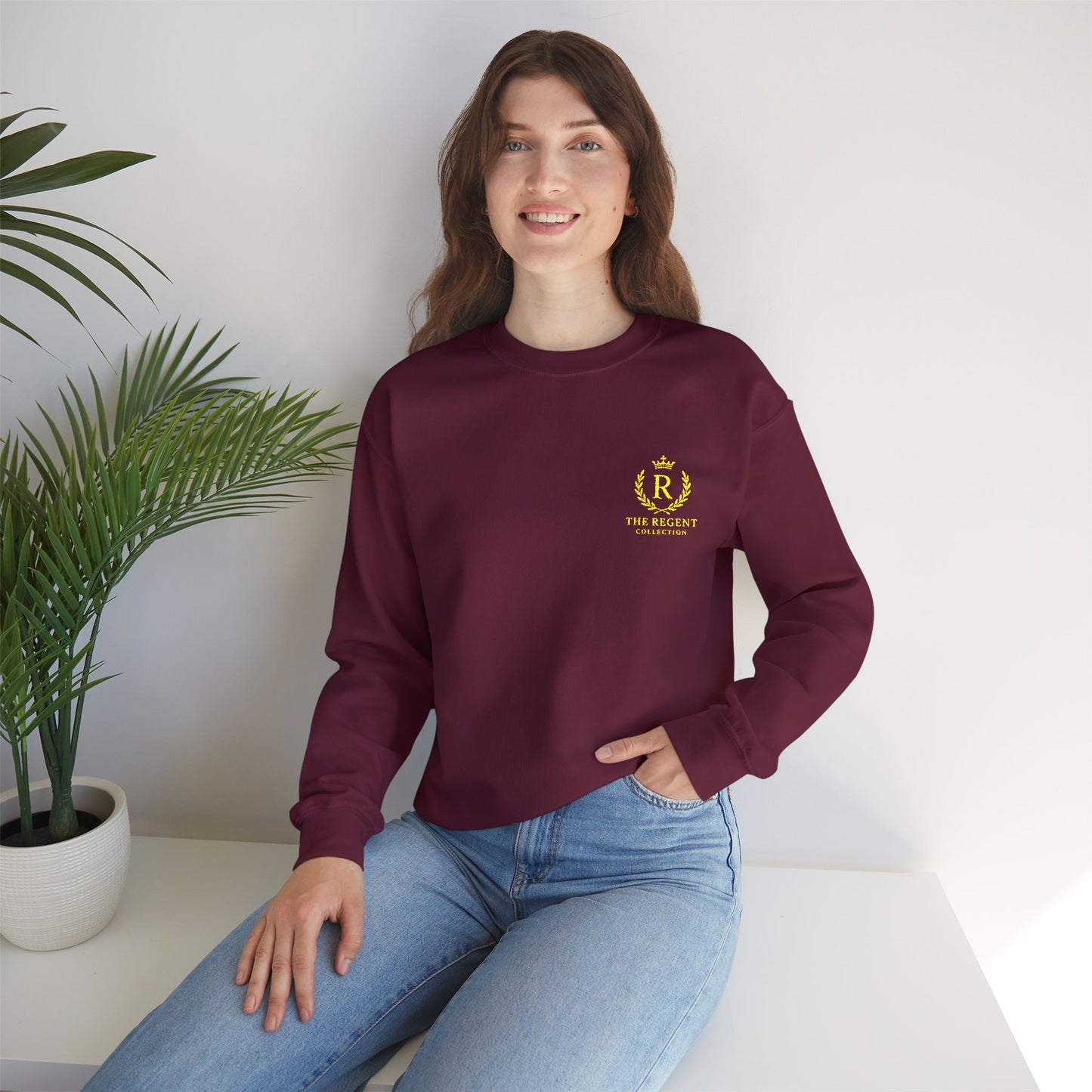 The Regent Collection Embroidered Crewneck Sweatshirt