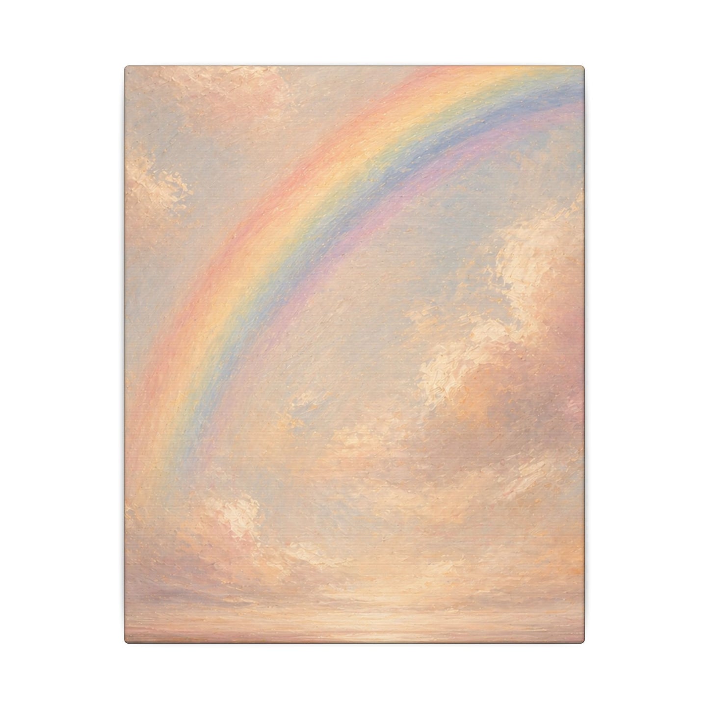 Rainbow Horizon Canvas Print — Matte Stretched Canvas