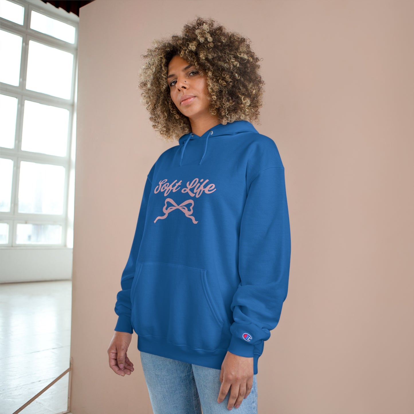 Soft Life Bow Champion Hoodie