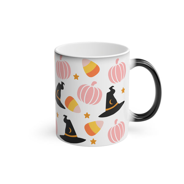 Pumpkins and Hats Color Changing Magic Mug