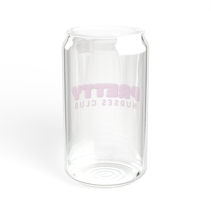 Pretty Nurse Club Sipper Glass