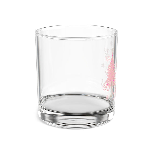 Dreaming of a Pink Christmas Rocks Glass, 10oz