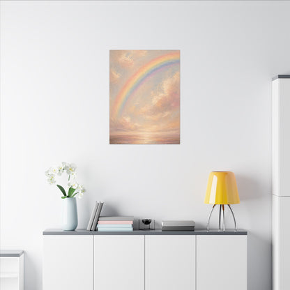 Rainbow Horizon Canvas Print — Matte Stretched Canvas