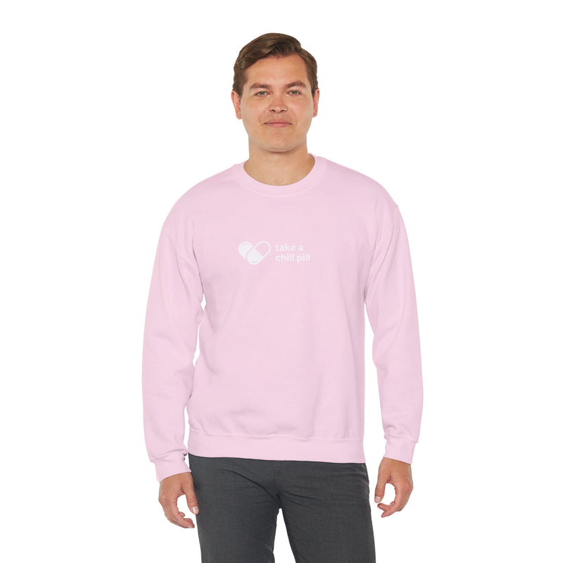 Take a Chill Pill Heavy Blend™ Crewneck Sweatshirt