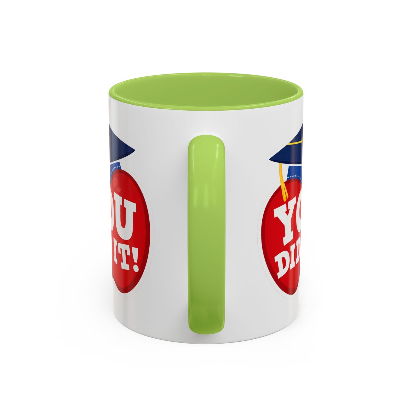 You Did It! Graduation Apple Accent Coffee Mug (11/15oz)