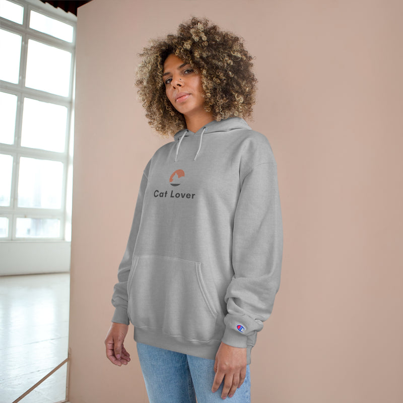 Cat Lover Champion Hoodie