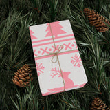 Pink Christmas Noel Wrapping Papers