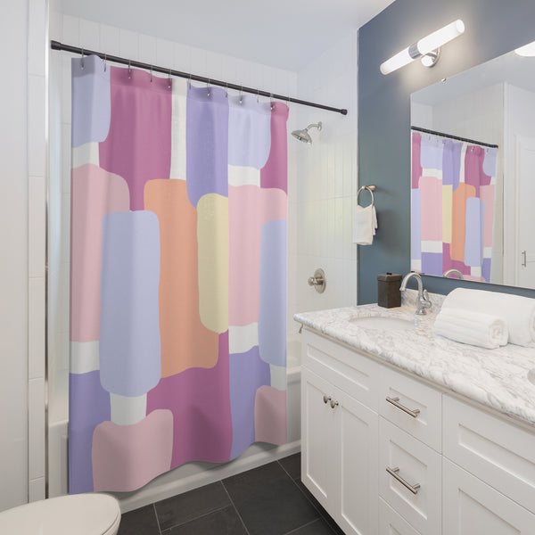 Technicolor Beat Shower Curtain