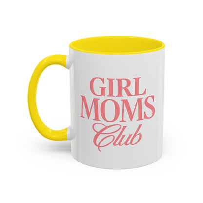 Girl Moms Club Accent Coffee Mug — 11/15oz
