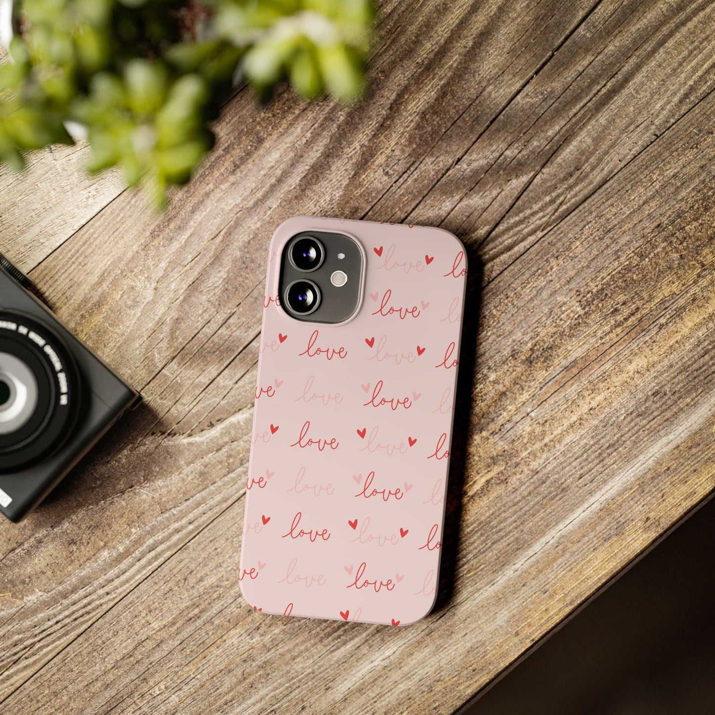 Love Silk Slim iPhone Case