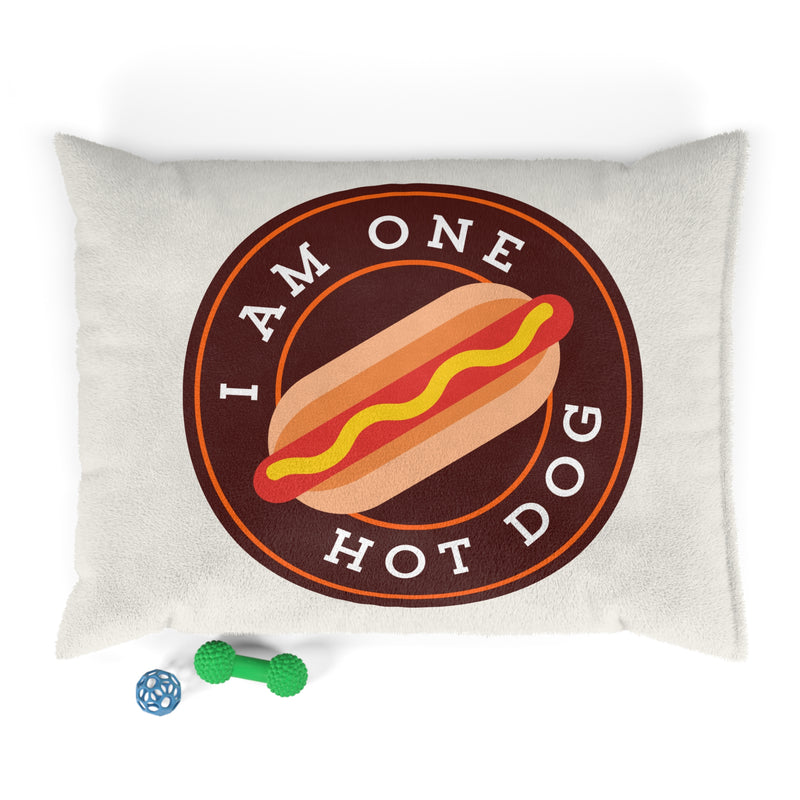 I Am One Hot Dog Pet Bed