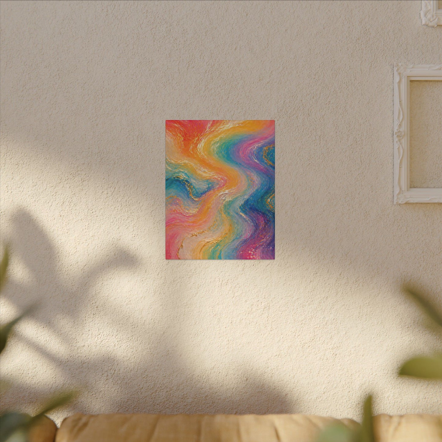 Rainbow Wave — Matte Canvas Wall Art
