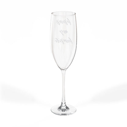 Forever My Favorite Personalized Engraved Champagne Glass Flute, 8oz