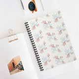 Rosa Beaux Blue Spiral Notebook - Ruled Line