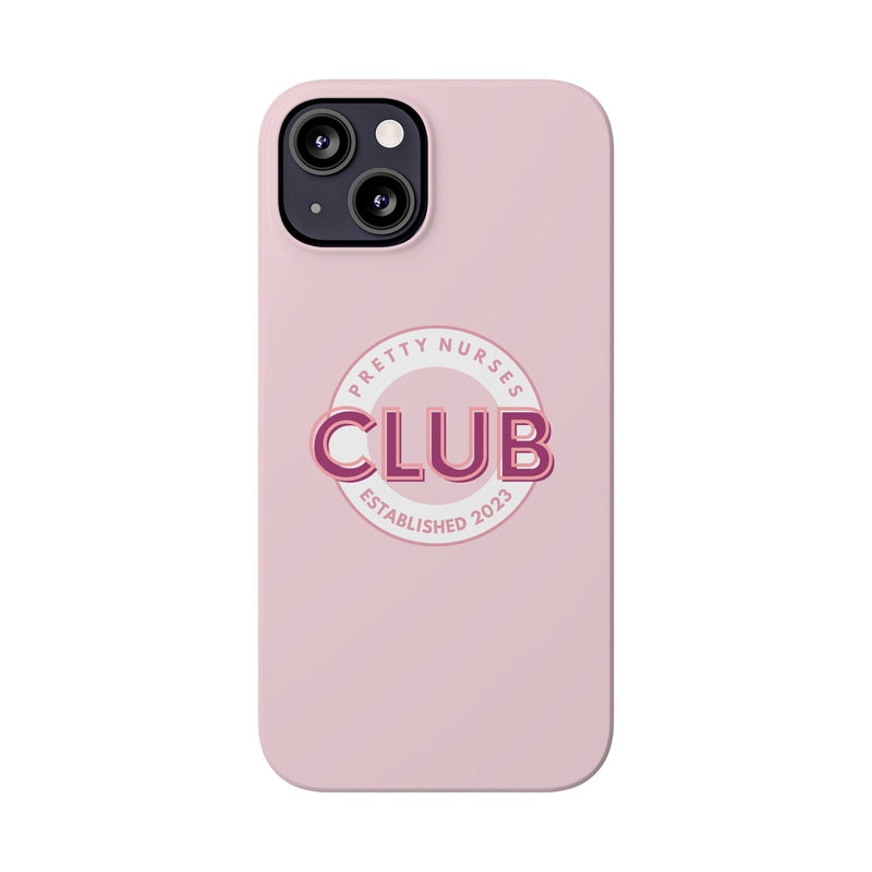 Pretty Nurse Club Est Slim iPhone Case