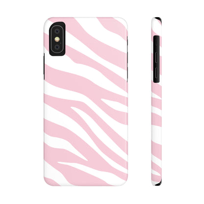 Pink Zebra Slim iPhone Case