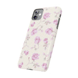 Lavender Rose Slim iPhone Case