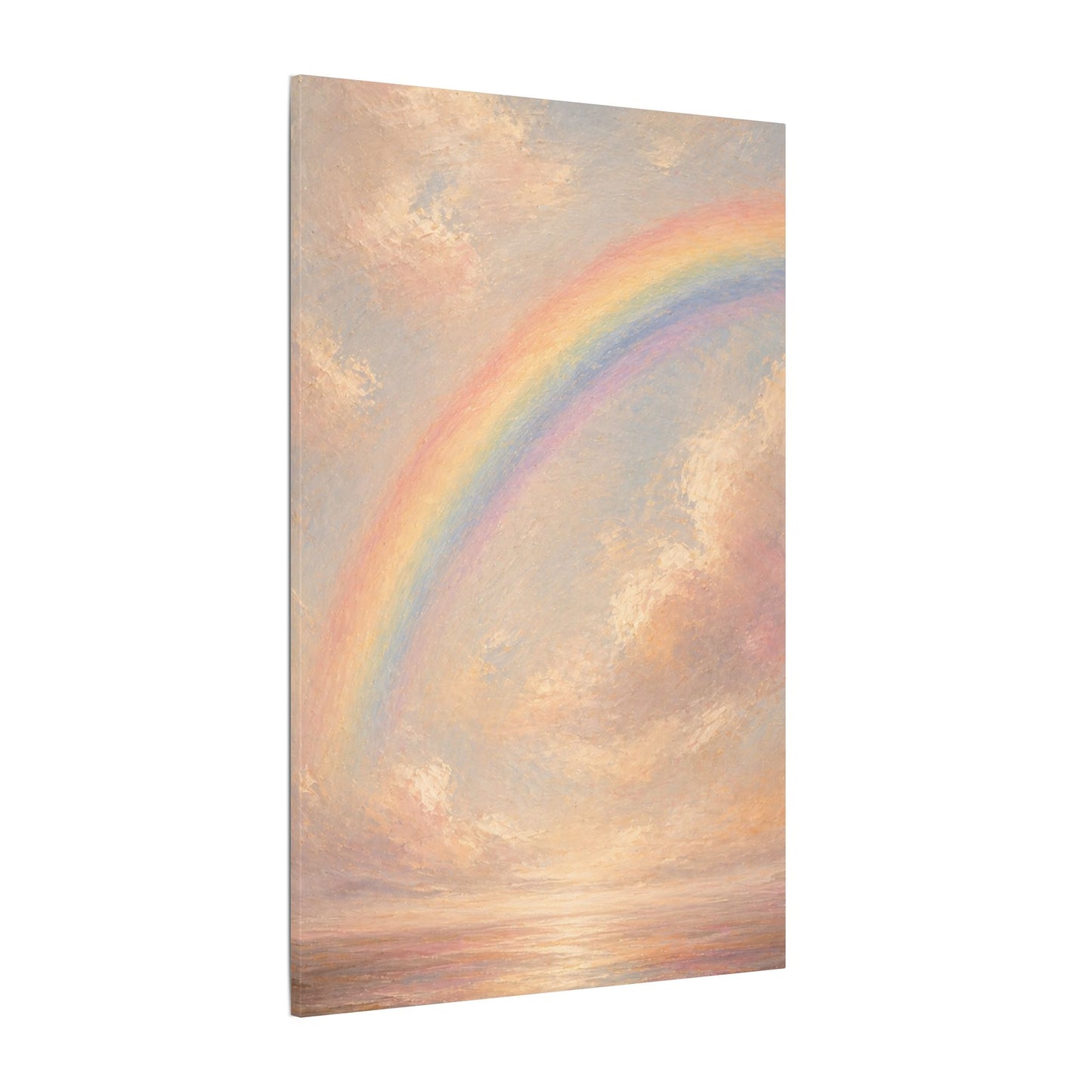 Rainbow Horizon Canvas Print — Matte Stretched Canvas